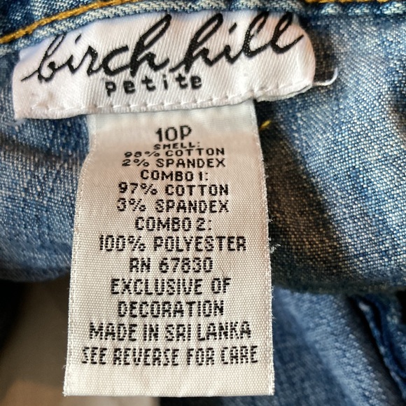 VINTAGE Birch Hill Denim Jeans Petite 10P - Picture 9 of 9
